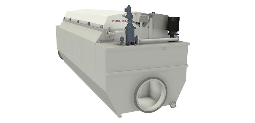 Patented mechanical self-cleaning drumfilter for municipal and industrial recovery water applications.